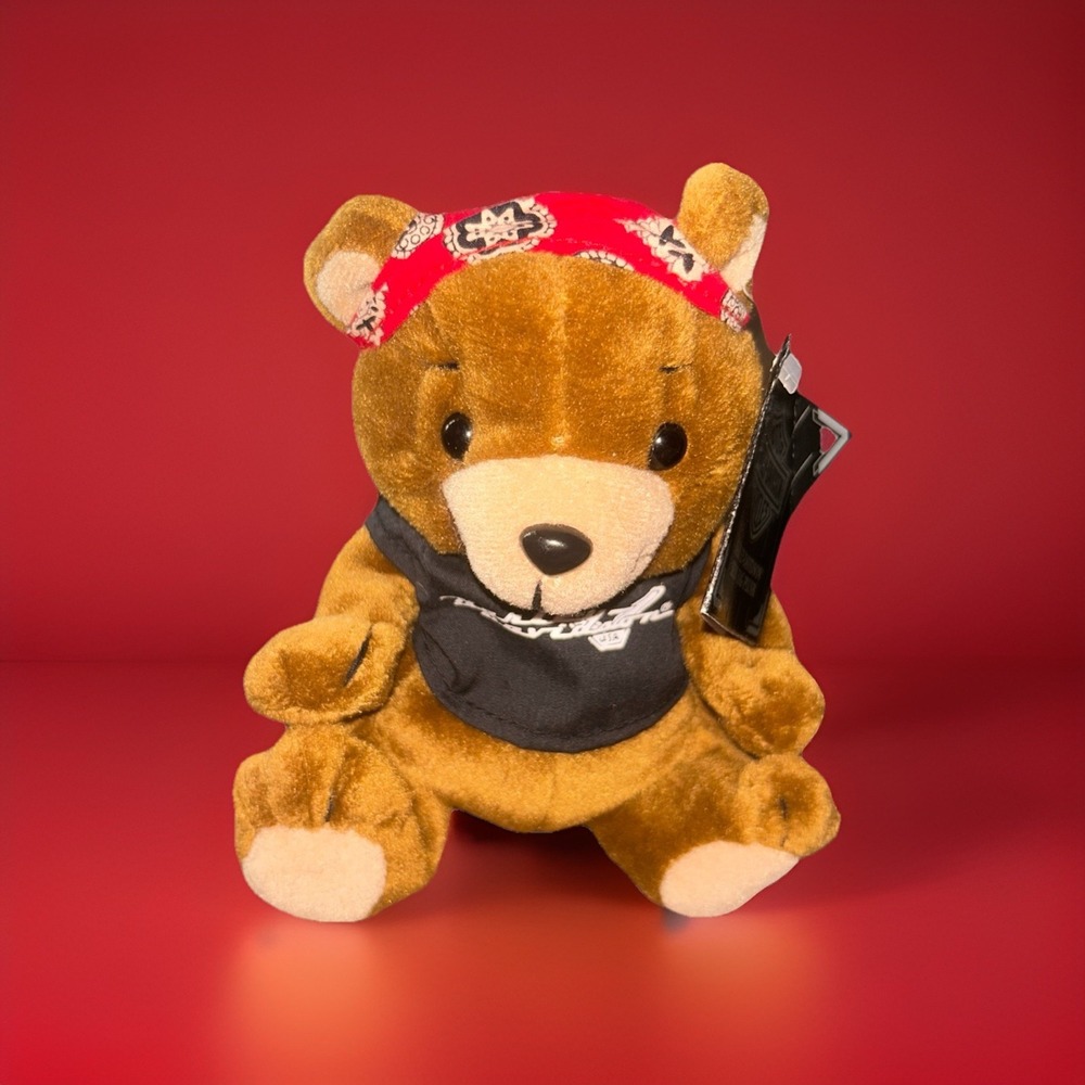1997 Harley Davidson Plush Bean Bag Toy Bear - Roamer - New w/ Tag Great
